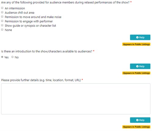 Relaxed Performances Questions 2